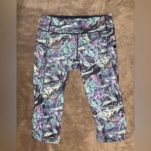 Lululemon Top Speed Capri Tights Leggings Size 10